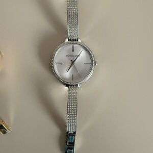 Michael Kors Silver Crystal Women's Watch